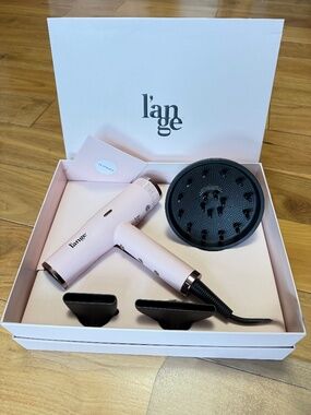 L'ange Le Styliste Hair Dryer Blush Pink | Complete Set Like New | Retails $280